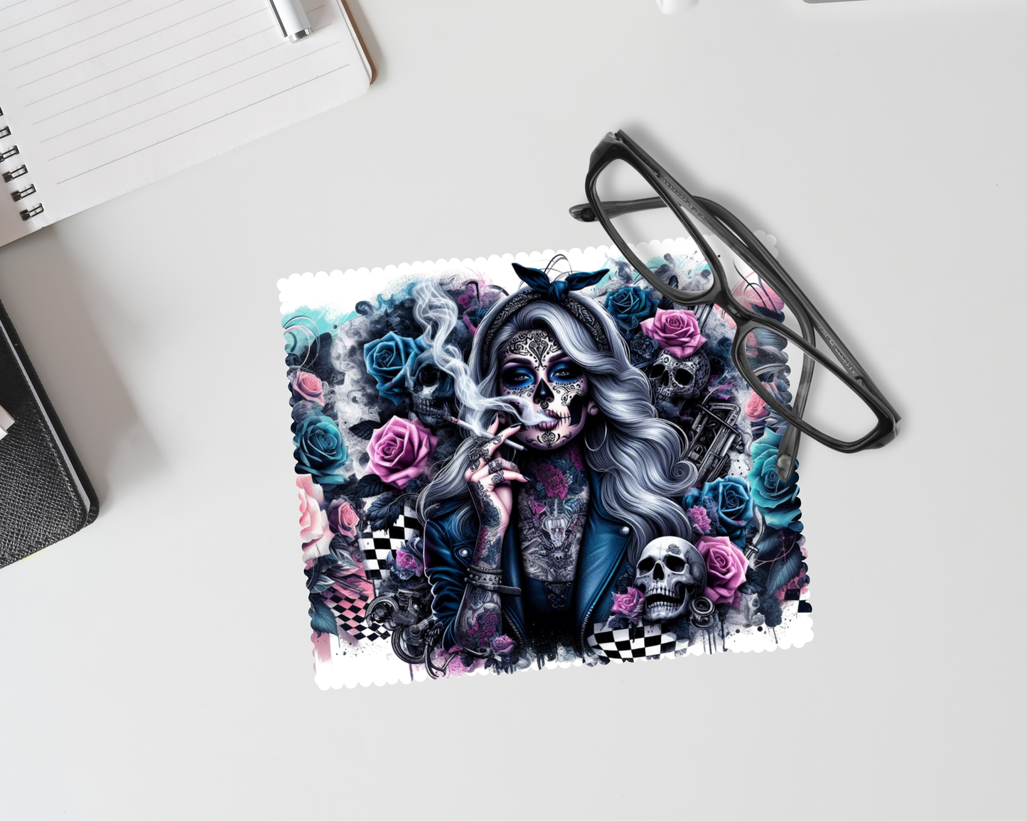 Linge lunette -  fleur