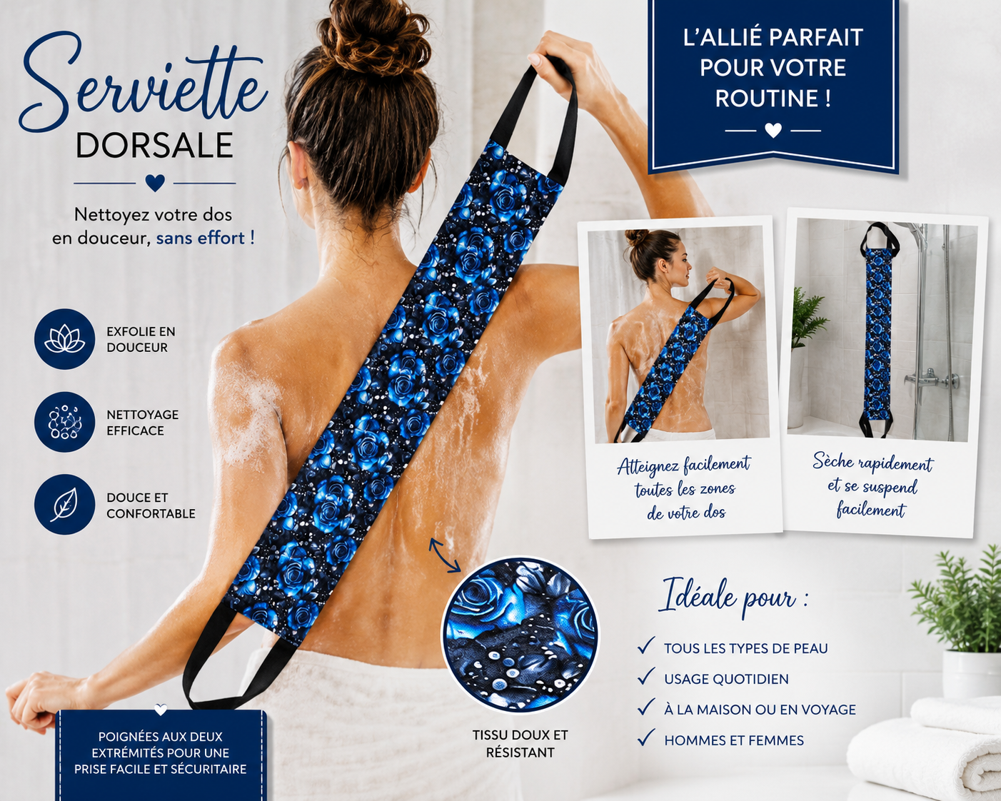 Serviette dorsal