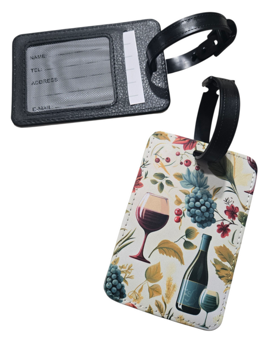 Étiquette pour bagage - vino