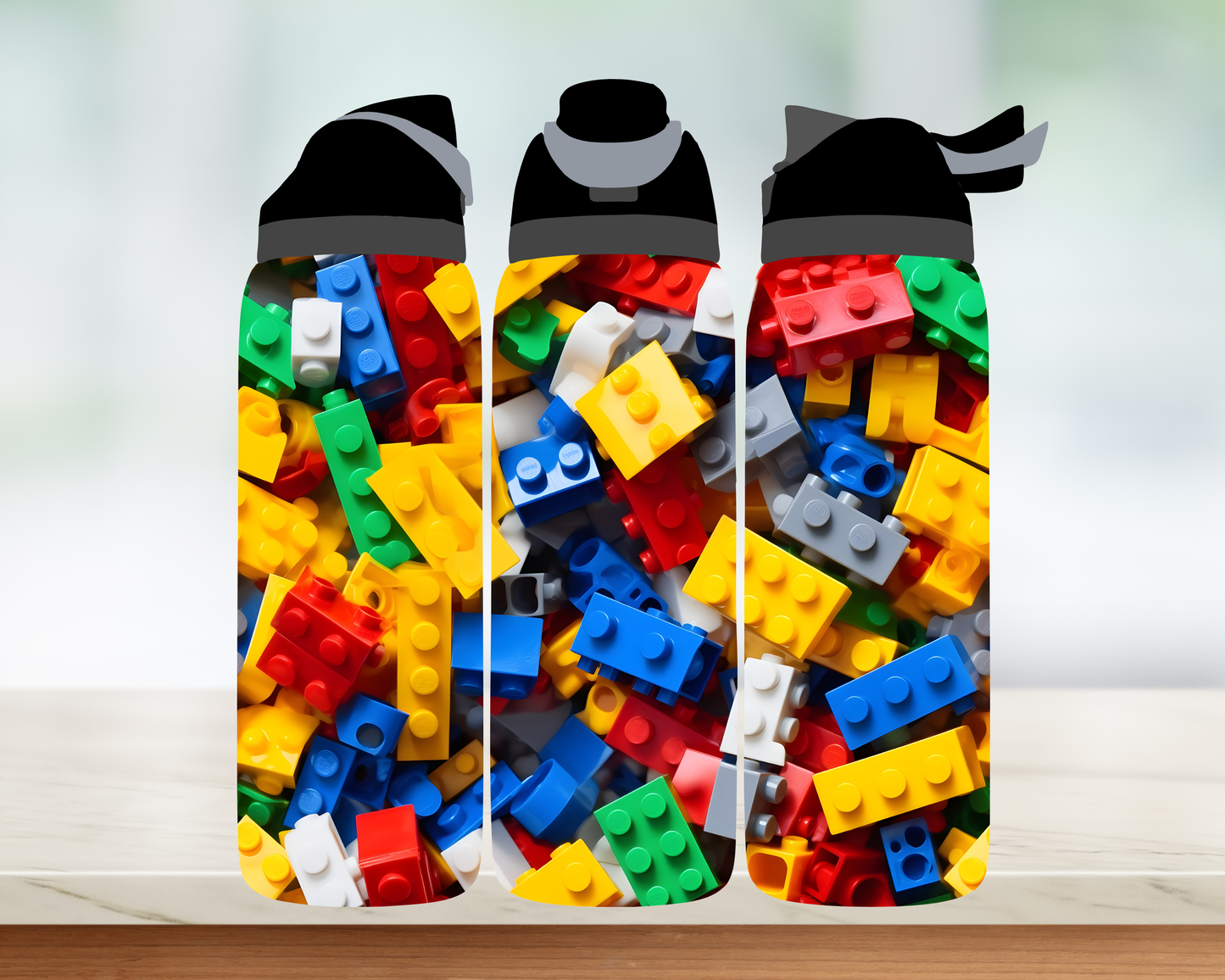 Bouteille style Owala - cubes à empiler