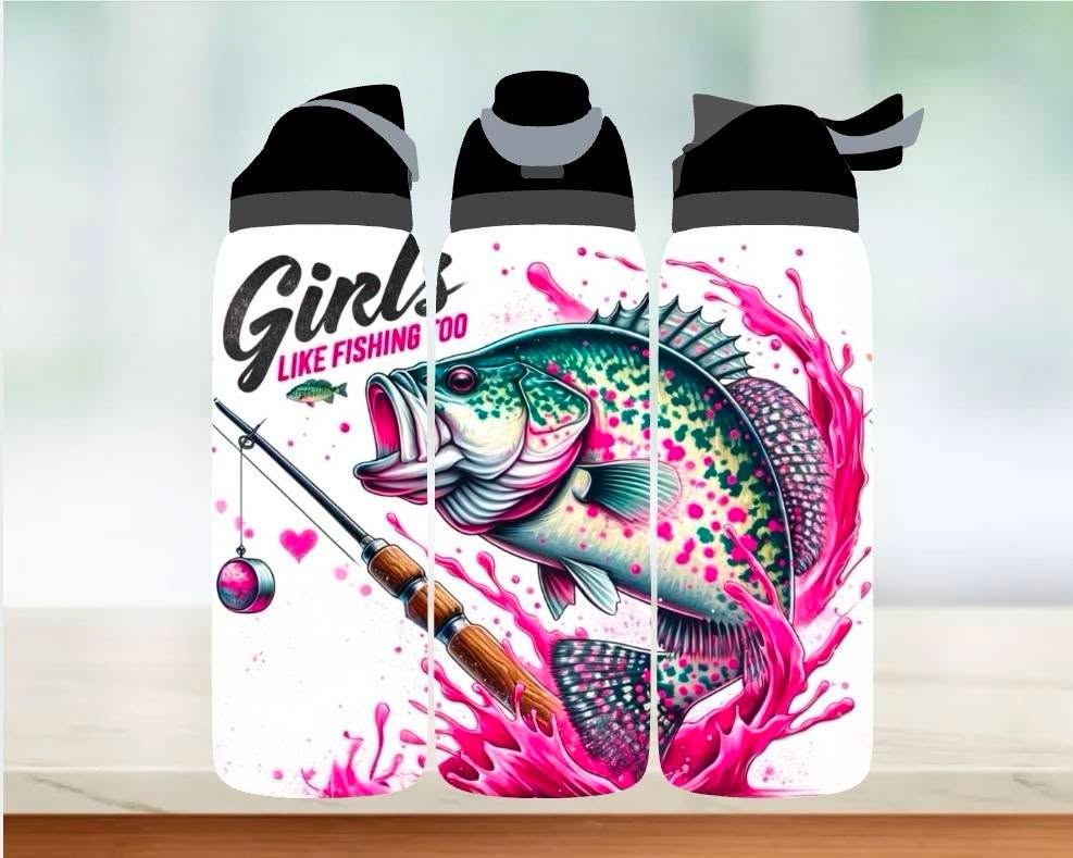 Bouteille style Owala 32 oz - Fishing