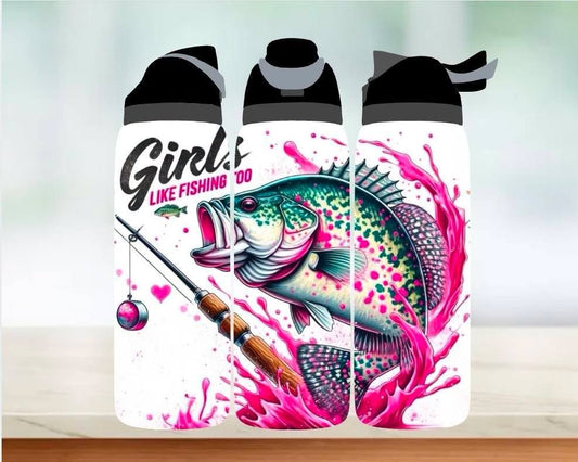 Bouteille style Owala 32 oz - Fishing