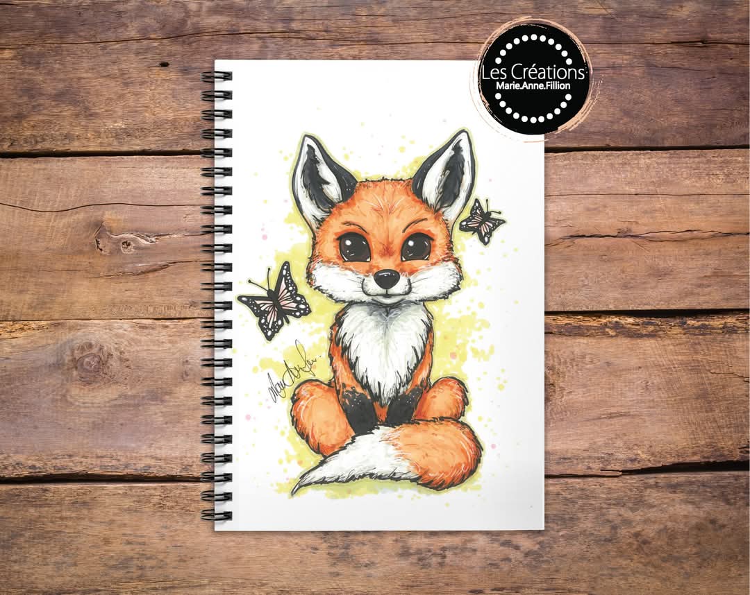 Cahier de note par Marie-Anne Fillions