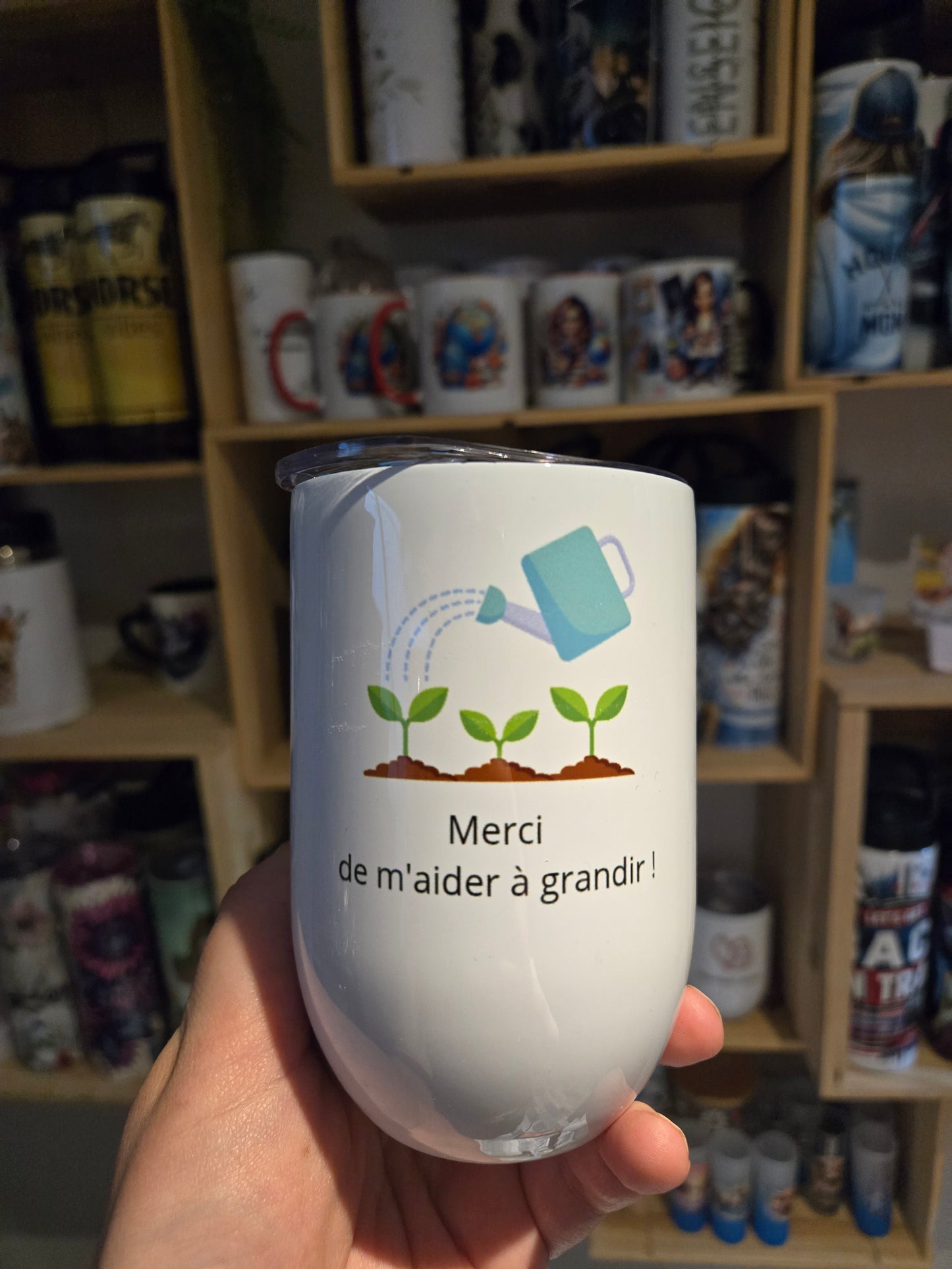 Verre à vin - MERCI!
