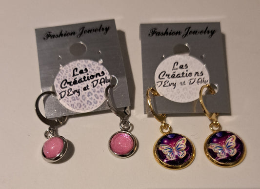 Boucle avec pendentif