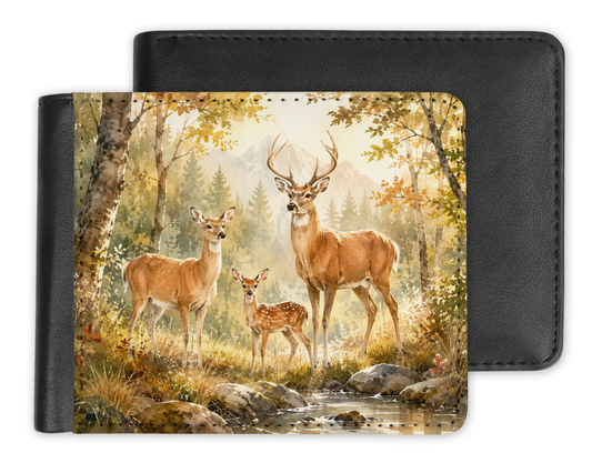 Porte-feuille pour homme - Chevreuils