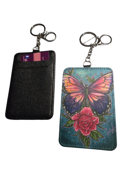 Porte-carte sublimé - Papillon (MAF)