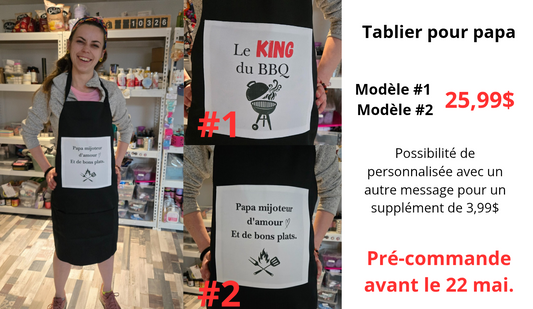 Tablier pour papa