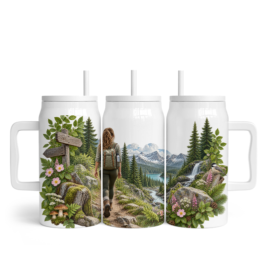 Tasse isotherme 50 oz - Marche forêt