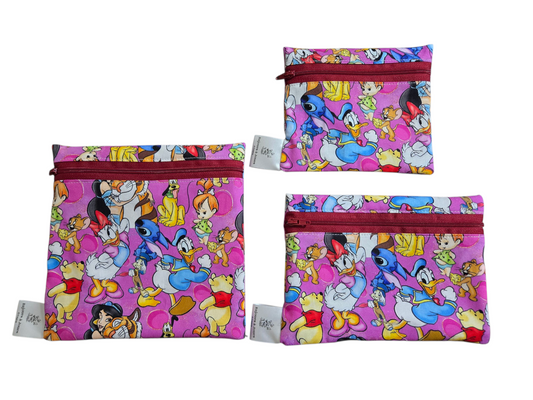 Ensemble sac collation - Personnages populaires